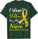 I Wear Yellow For My Niece Ewing Sarcoma Cancer Awareness T-Shirt - T-Shirt | Forest
