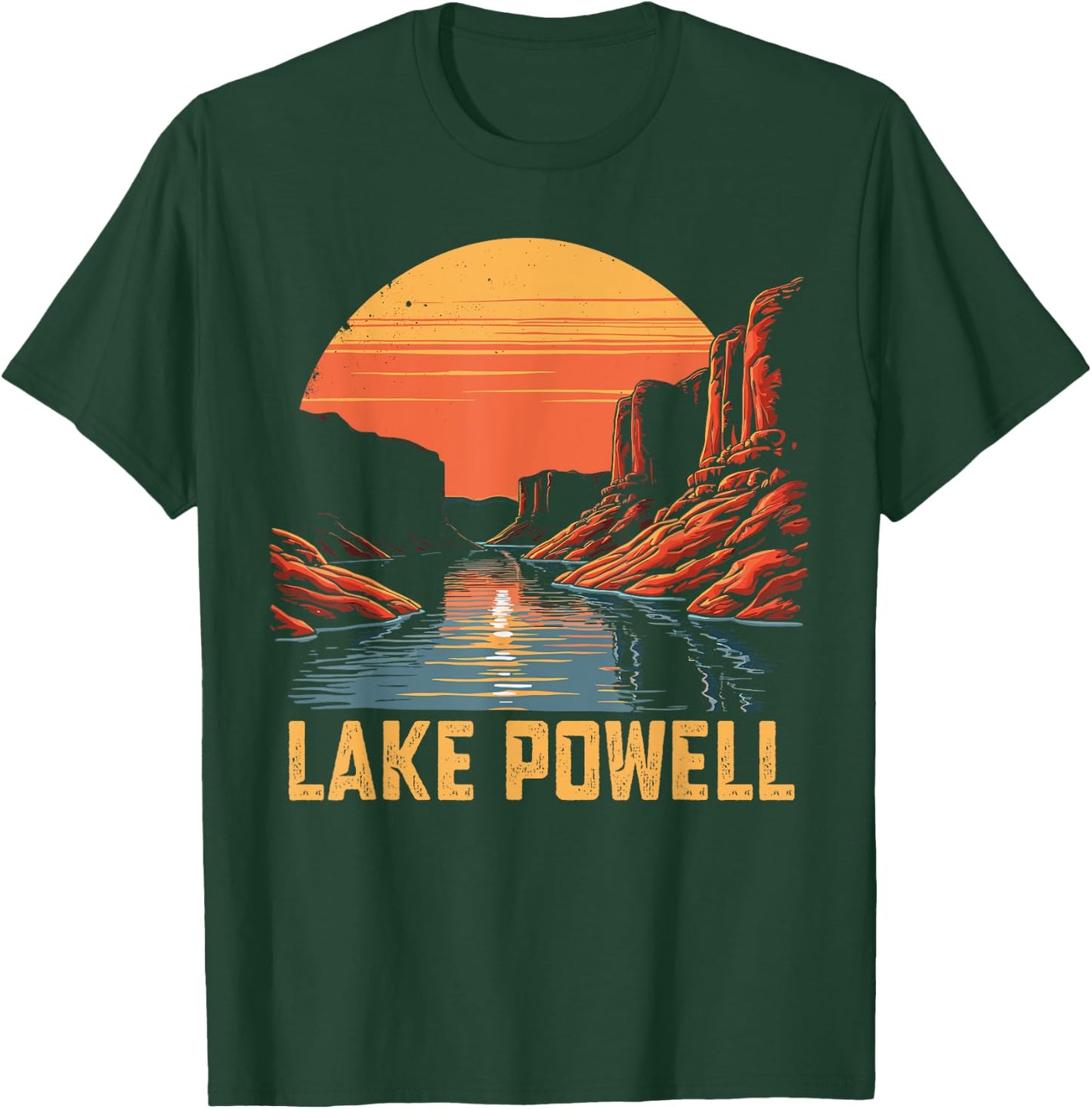 Lake Powell Utah, Vintage Lake Powell T-Shirt - T-Shirt | Forest