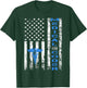 Medical Coder American Flag Clinical T-Shirt - T-Shirt | Forest