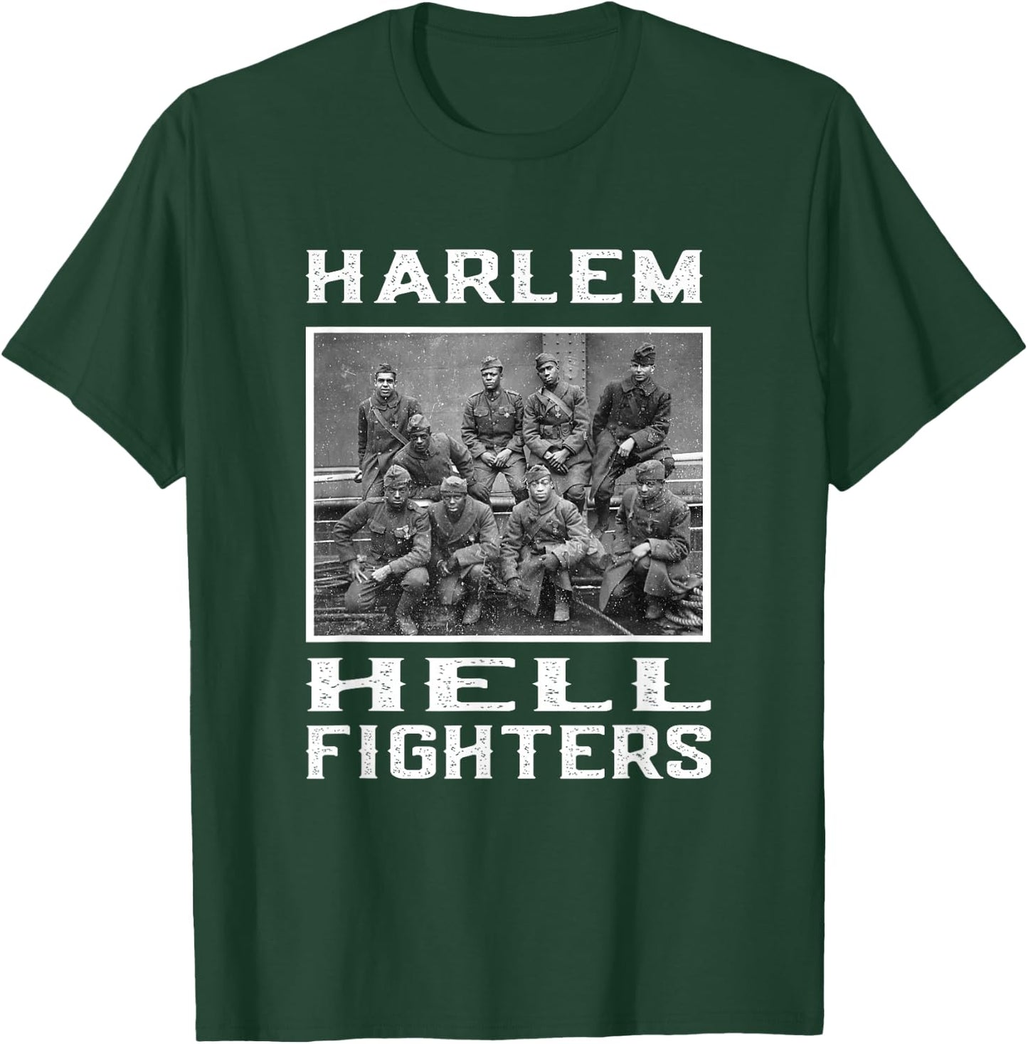 Harlem Hell Fighters Black History Pride T-Shirt - T-Shirt | Forest