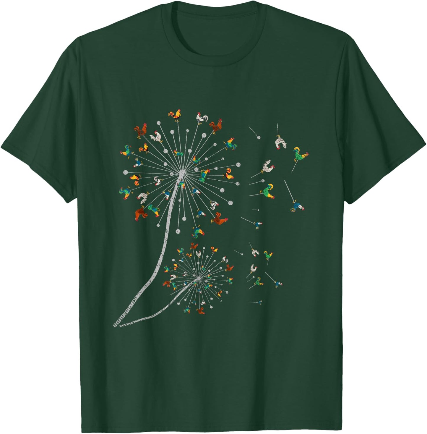 Dandelion Chicken T-Shirt - T-Shirt | Forest