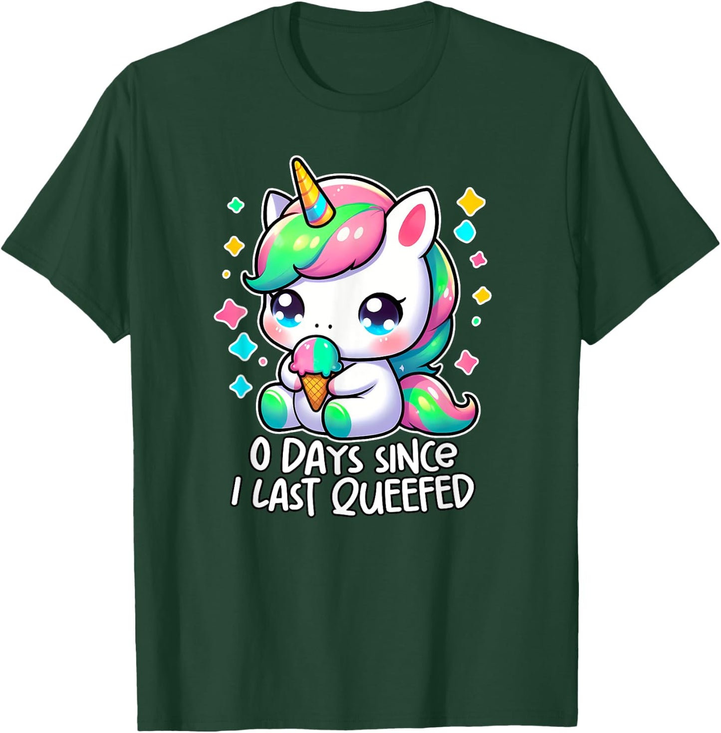 0 DAYS SINCE I LAST QUEEFED oddly specific meme crude humor T-Shirt - T-Shirt | Forest
