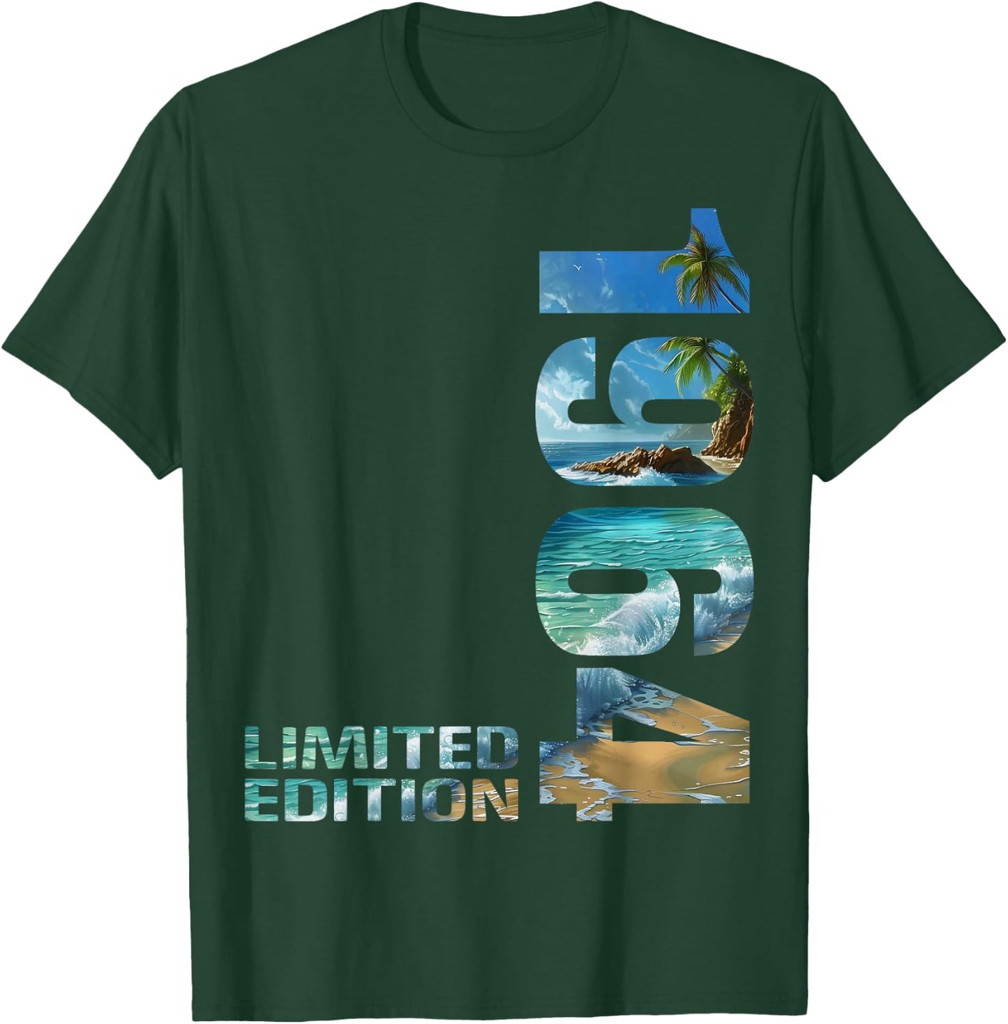 61th Birthday 1964 Limited Edition 61 Man Woman T-Shirt - T-Shirt | Forest