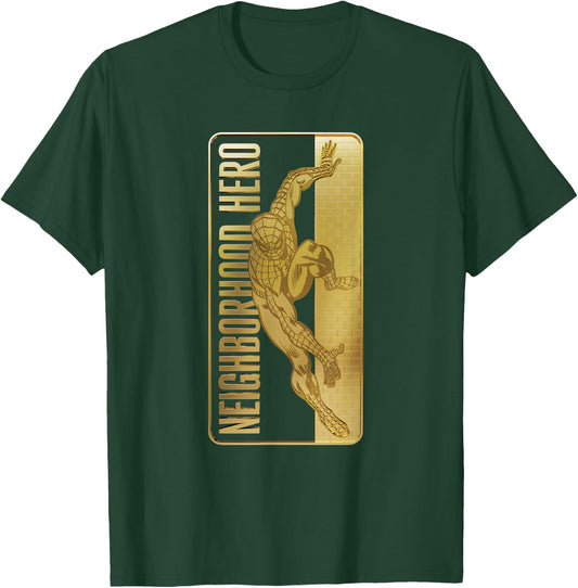 Marvel 85th Anniversary Spider-Man Neighborhood Hero T-Shirt - T-Shirt | Forest