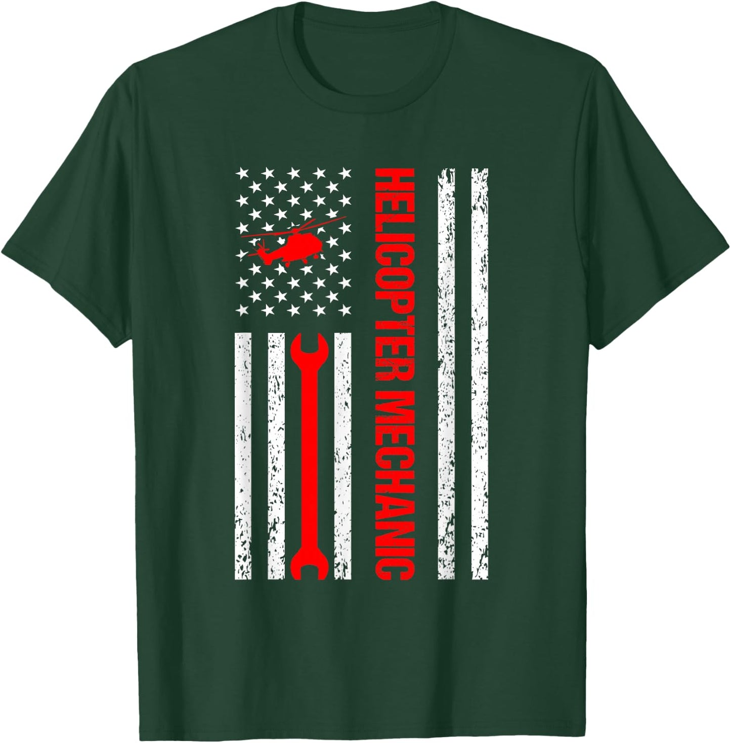 Helicopter Mechanic Design Women T-Shirt - T-Shirt | Forest