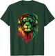 Rasta Reggae Music DJ Lion Of Judah Rastafarian Roots T-Shirt - T-Shirt | Forest