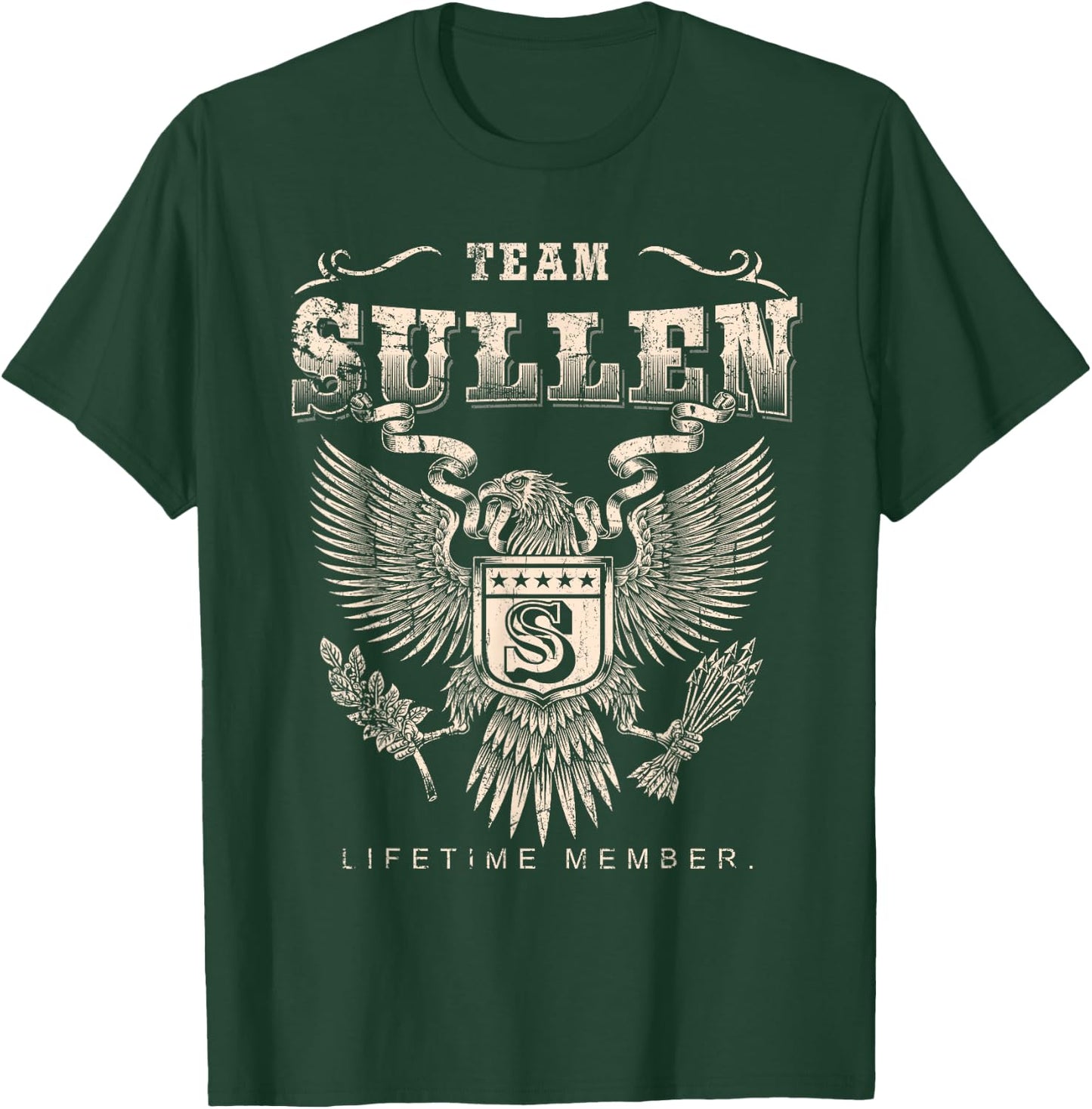 Team Sullen Lifetime Member - Sullen Name T-Shirt - T-Shirt | Forest