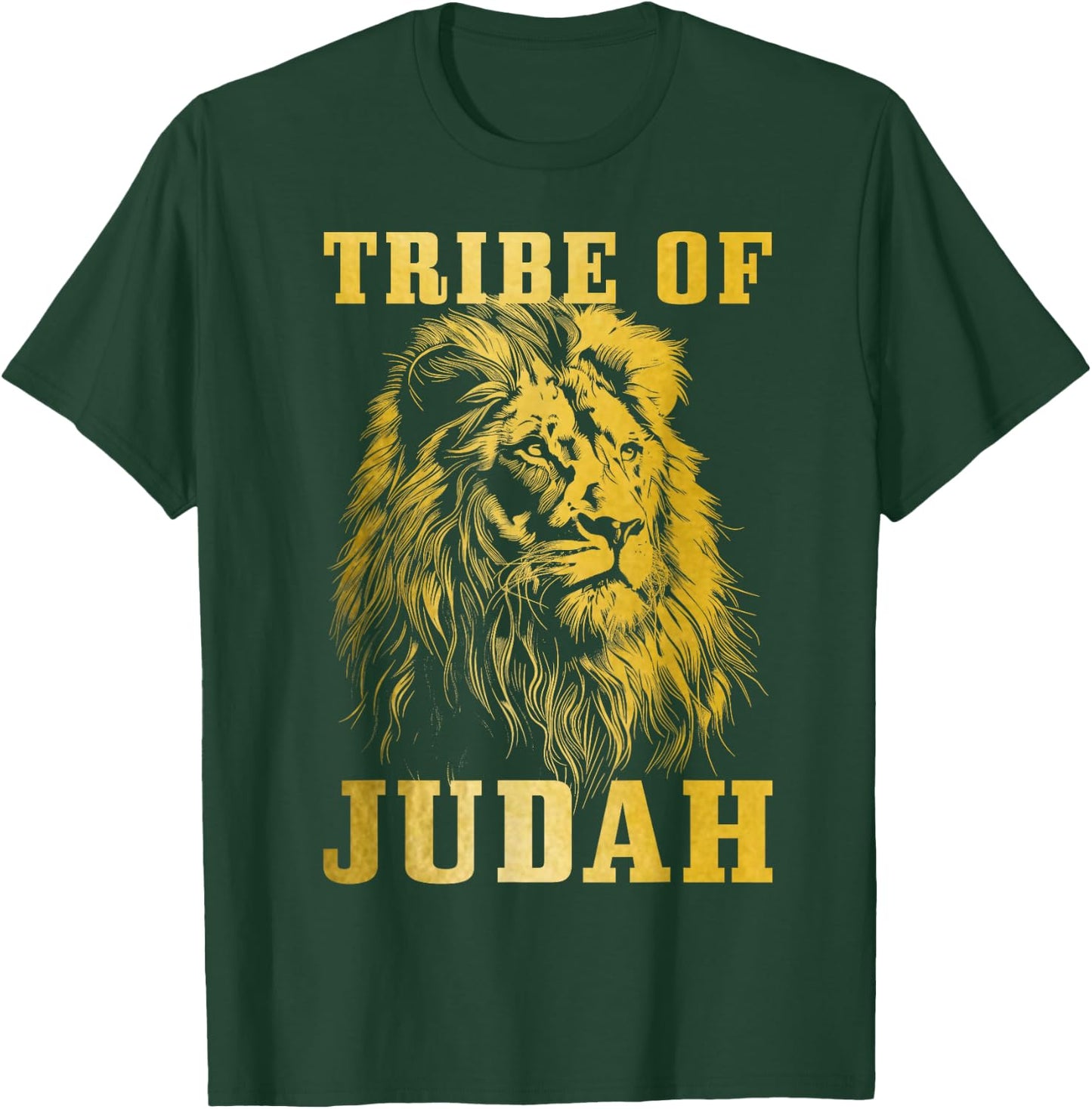 Lion Of Judah Tribe Hebrew Israelite Christian Jewish YHWH T-Shirt - T-Shirt | Forest