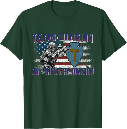 36th Infantry Division 36th ID Texas Division Gifts T-Shirt - T-Shirt | Forest