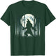 Werewolf Howling At Full Moon - Alpha Wolf Meme Literally Me T-Shirt - T-Shirt | Forest