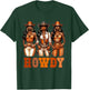 Howdy Black Cowgirl Western Rodeo Melanin Black History T-Shirt - T-Shirt | Forest