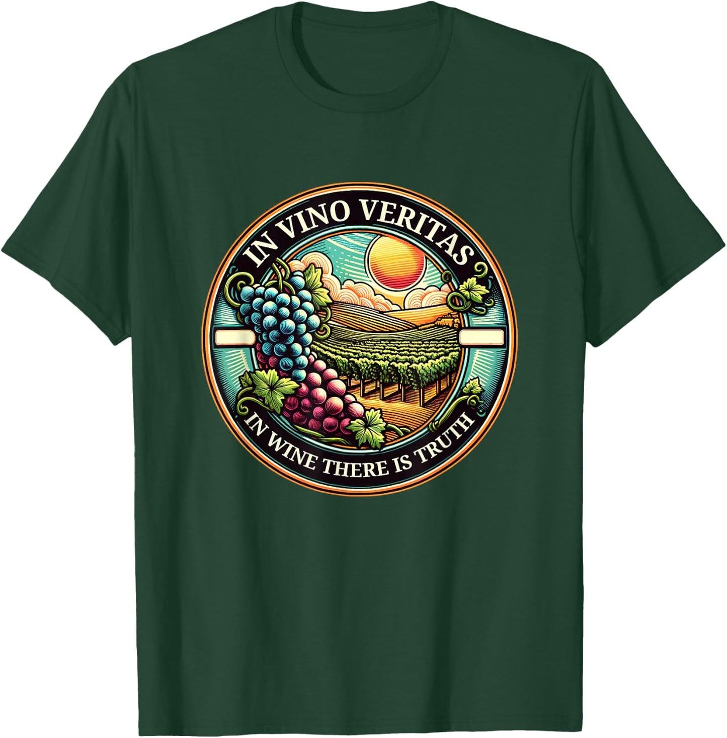 In Vino Veritas In Wine There Is Truth Winemaking T-Shirt - T-Shirt | Forest
