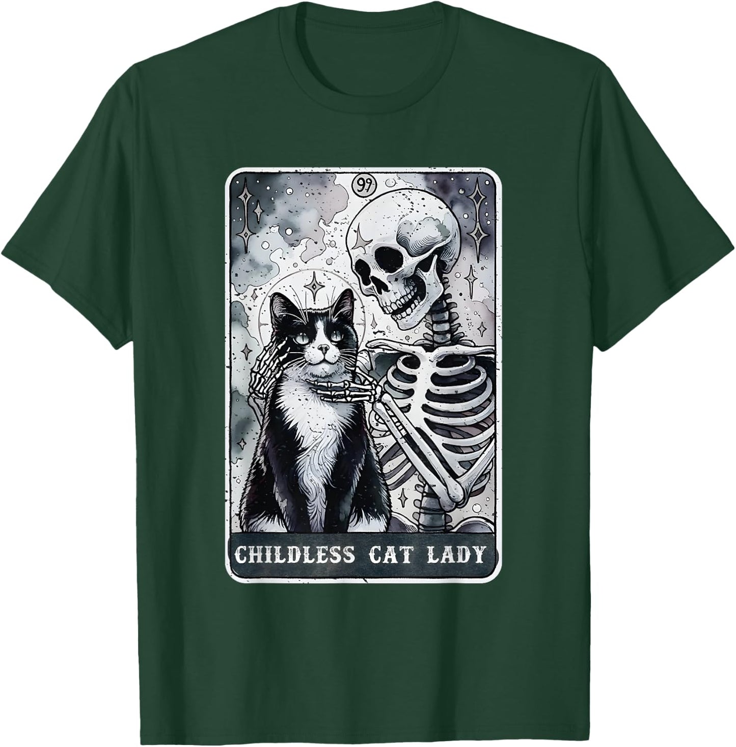This Childless Cat Lady, Ladies is Voting Kamala T-Shirt - T-Shirt | Forest