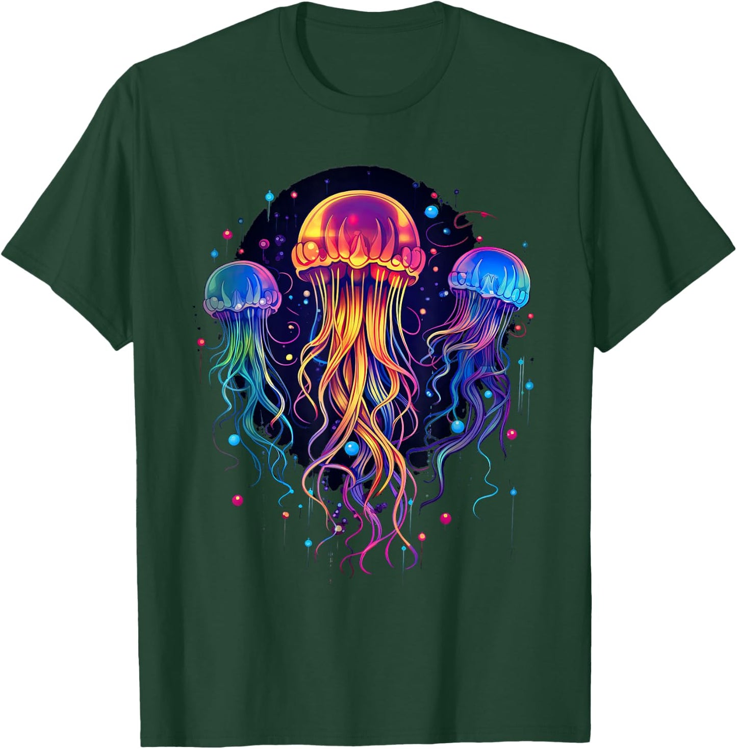 Jellyfish Lover Sea Animal Illustration Ocean Jellyfishes T-Shirt - T-Shirt | Forest