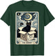 The Hermit Tarot Card Cat in Box Mystic Funny Cat T-Shirt - T-Shirt | Forest
