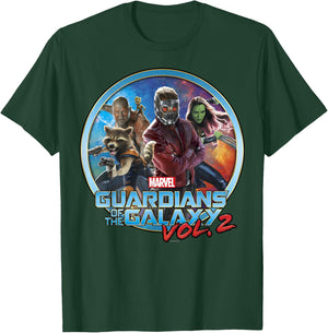 Marvel Guardians of The Galaxy Vol 2 Team Up Poster T-Shirt - T-Shirt | Forest