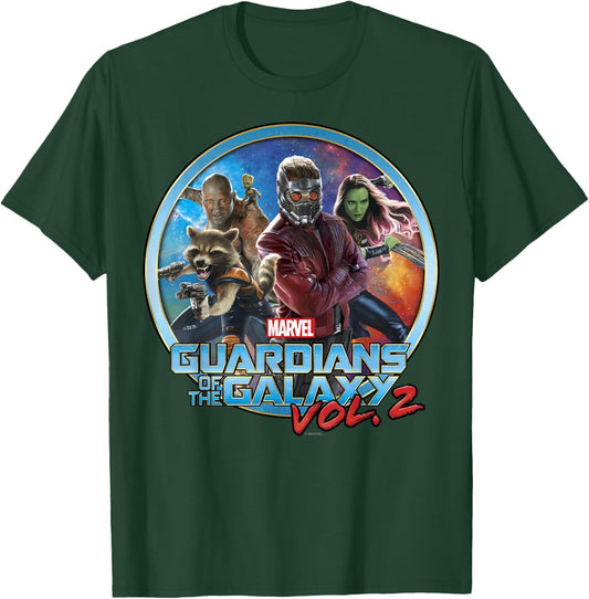 Marvel Guardians of The Galaxy Vol 2 Team Up Poster T-Shirt - T-Shirt | Forest
