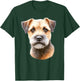 Border Terrier Dog Portrait T-Shirt - T-Shirt | Forest