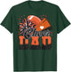 Orange Football Cheer Dad Men Vintage Cheerleader T-Shirt - T-Shirt | Forest