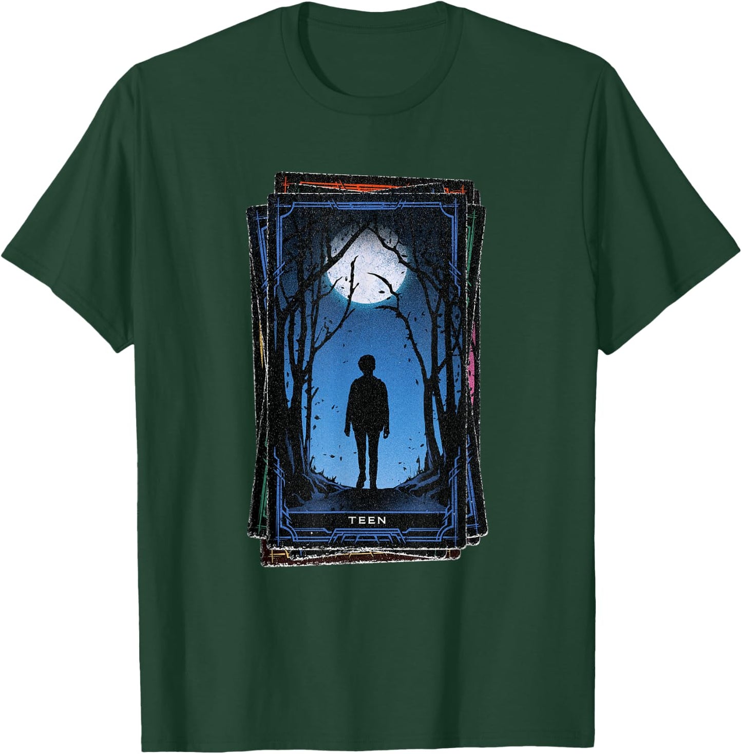 Marvel Agatha All Along Disney+ Teen Tarot Card T-Shirt - T-Shirt | Forest