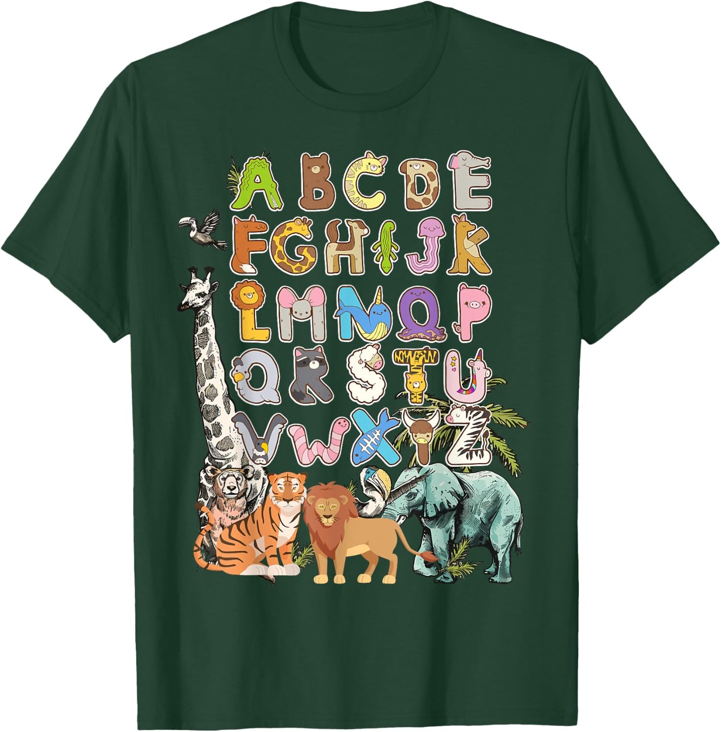 Forest Animals & Jungle Animal Idea For Kids & Animal Themed T-Shirt - T-Shirt | Forest