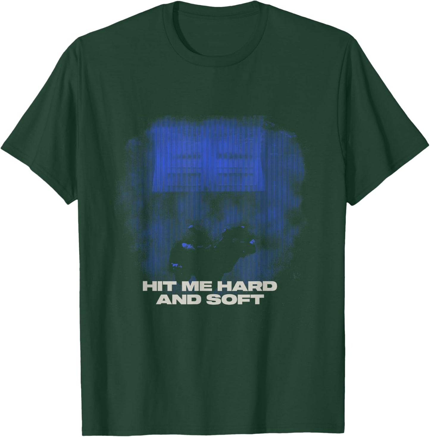 Official Billie Eilish HIT ME HARD AND SOFT Blue Photo T-Shirt - T-Shirt | Forest