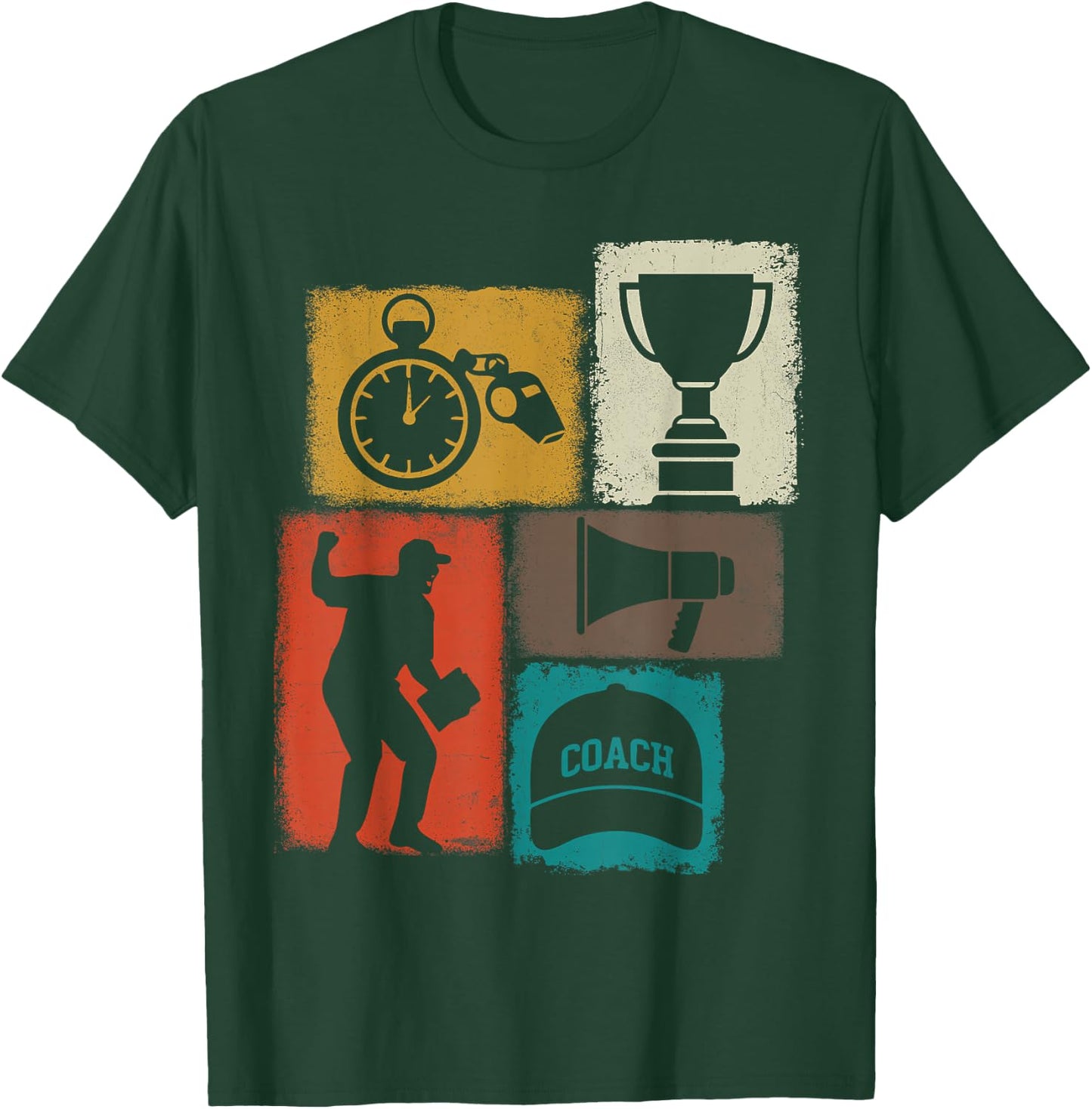 Coach Vintage Collage Instructor T-Shirt - T-Shirt | Forest