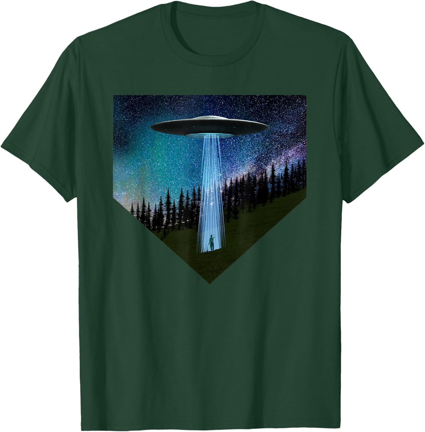 Flying Saucers Ufos Abductions Alien Conspiracies T-Shirt - T-Shirt | Forest