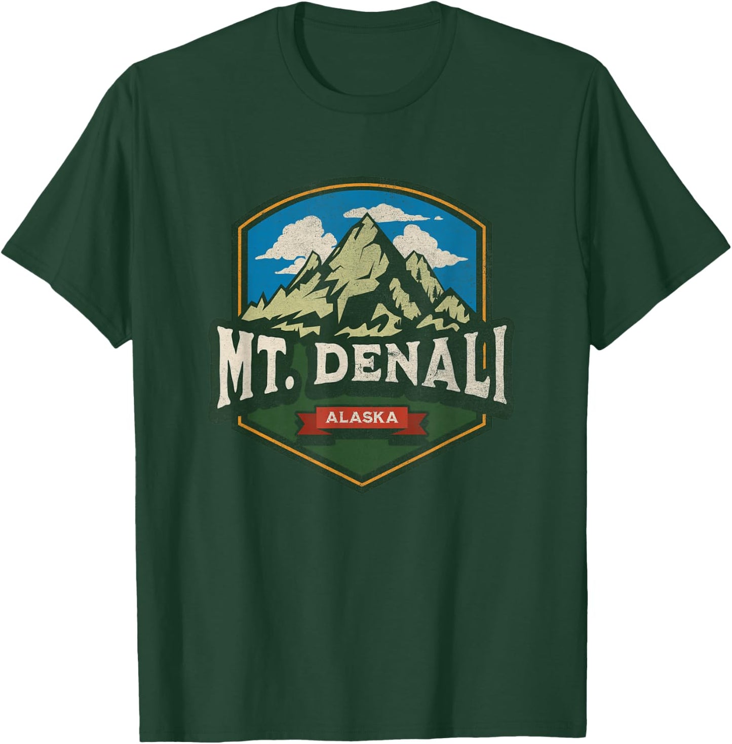 Mount Denali Souvenir / Mt. Denali T-Shirt - T-Shirt | Forest