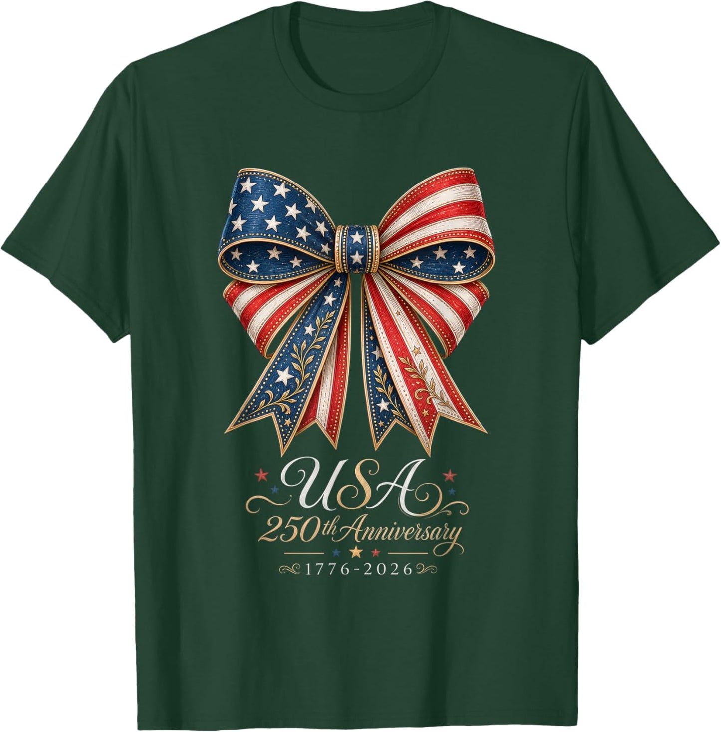 250 Anniversary USA T-Shirt - T-Shirt | Forest