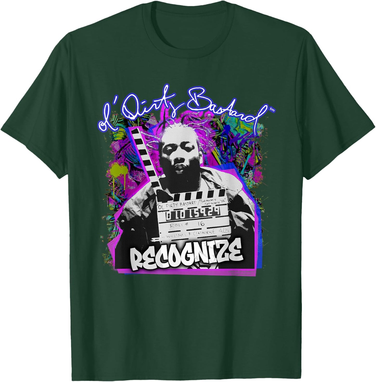 ODB Ol Dirty Ba--ard Recognize Graff Vintage Hip Hop Rap T-Shirt - T-Shirt | Forest