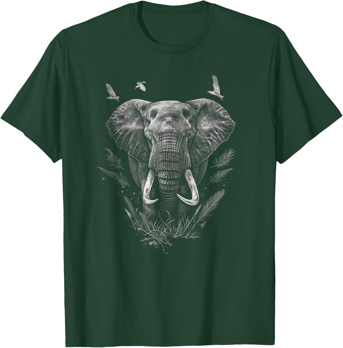Elephant Lovers Funny For Man Woman Birds Lover T-Shirt - T-Shirt | Forest