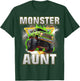 Monster Truck Aunt Monster Truck Are My Jam Kids Adults T-Shirt - T-Shirt | Forest