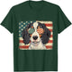 Patriotic English Setter Dog Lover USA Flag 4th Of July Men Women Kids T-Shirt - T-Shirt | Forest