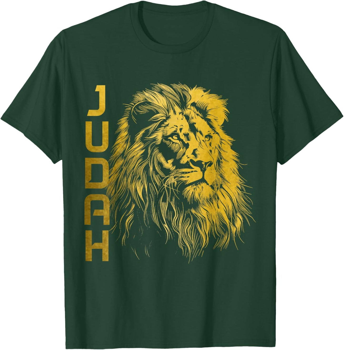 Lion Of Judah Hebrew Israelite Christian Jewish African YHWH T-Shirt - T-Shirt | Forest