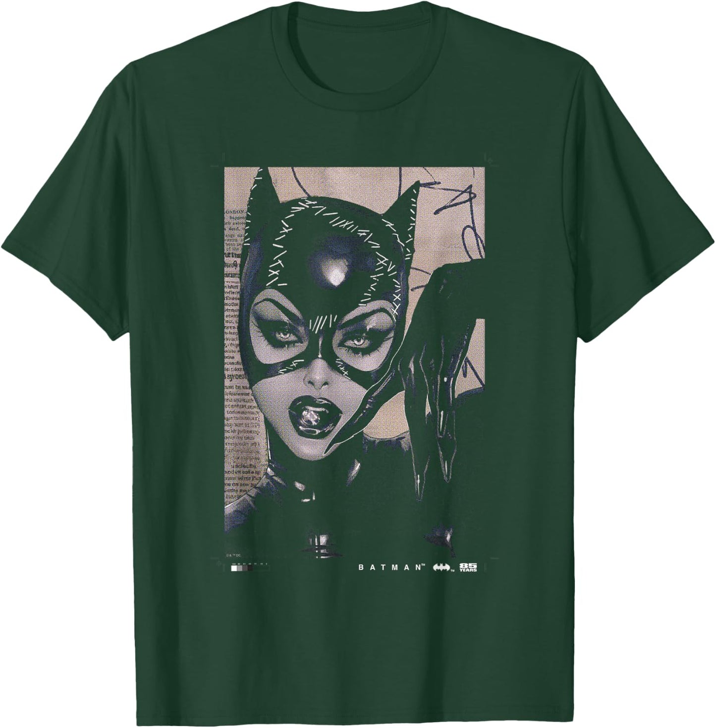 Batman Catwoman 85th Anniversary Comic Cover T-Shirt - T-Shirt | Forest