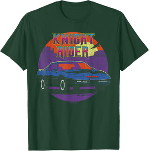 Knight Rider Retro Car Adventure Iconic T-Shirt - T-Shirt | Forest