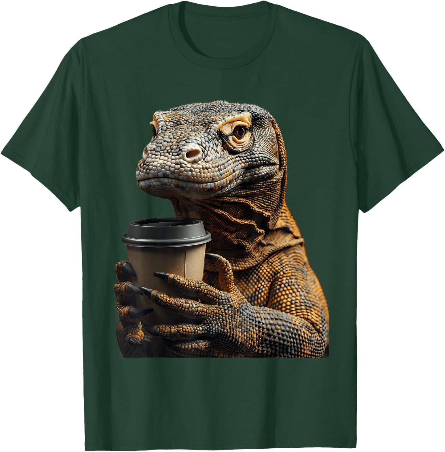 Komodo Dragon Coffee T-Shirt - T-Shirt | Forest