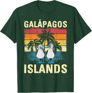 Vintage Blue-footed Booby Galapagos Islands T-Shirt - T-Shirt | Forest