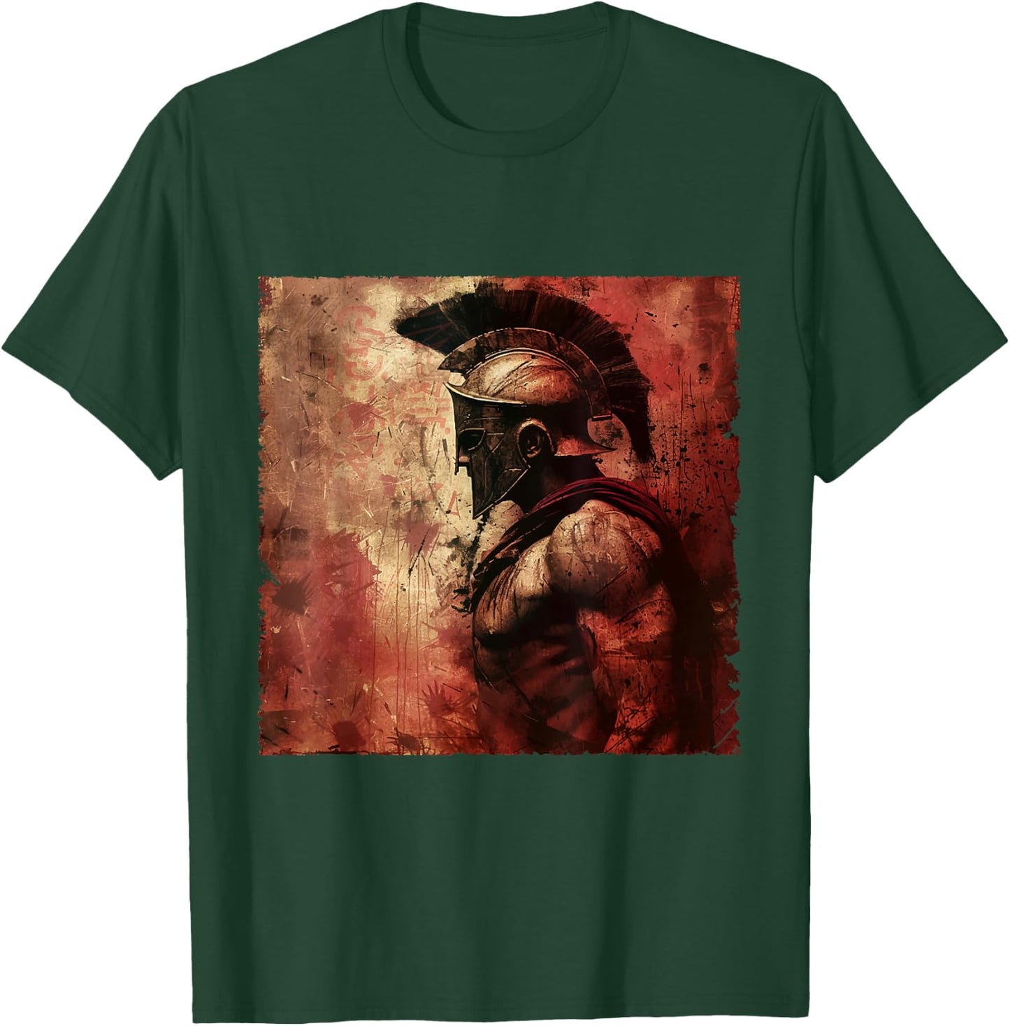 Sparta Spartan Fighter Helmet Greeks Leonidas Sparta T-Shirt - T-Shirt | Forest