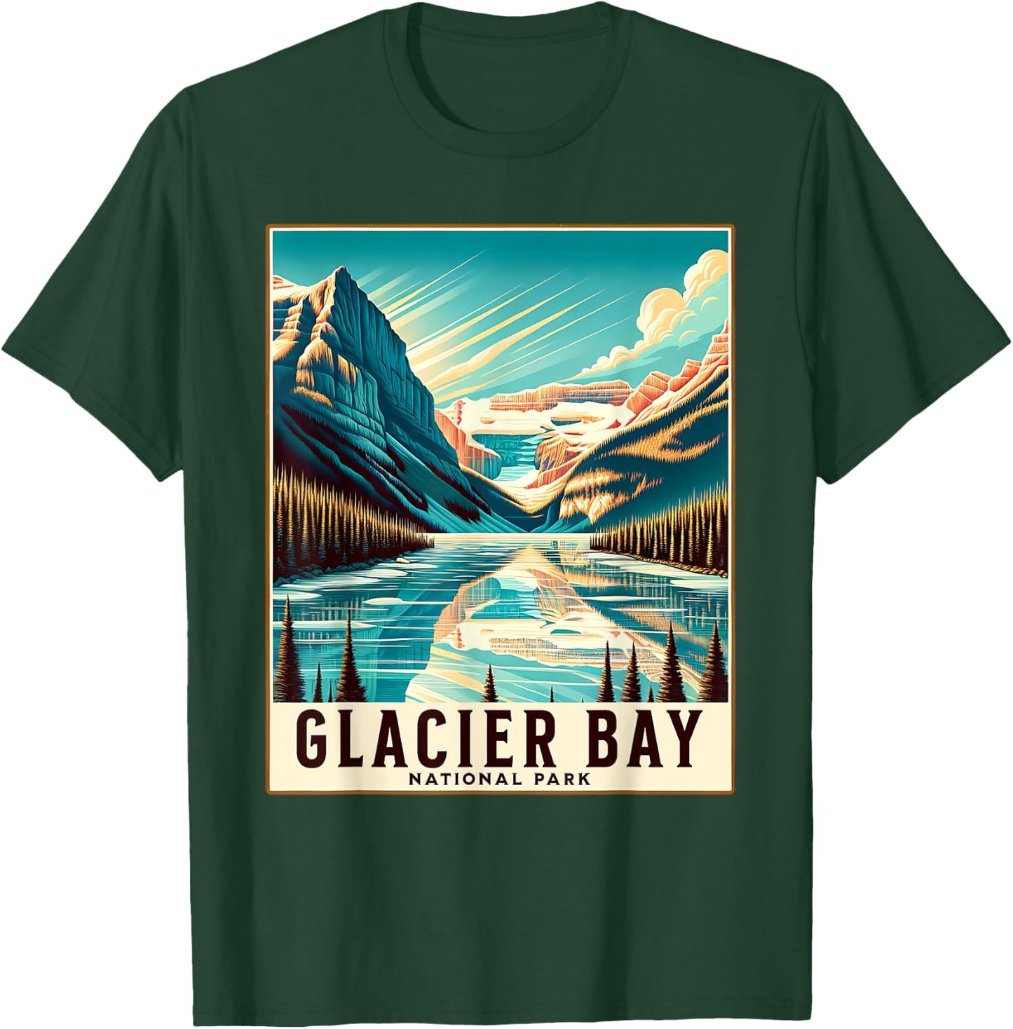 Glacier Bay National Park T-Shirt - T-Shirt | Forest