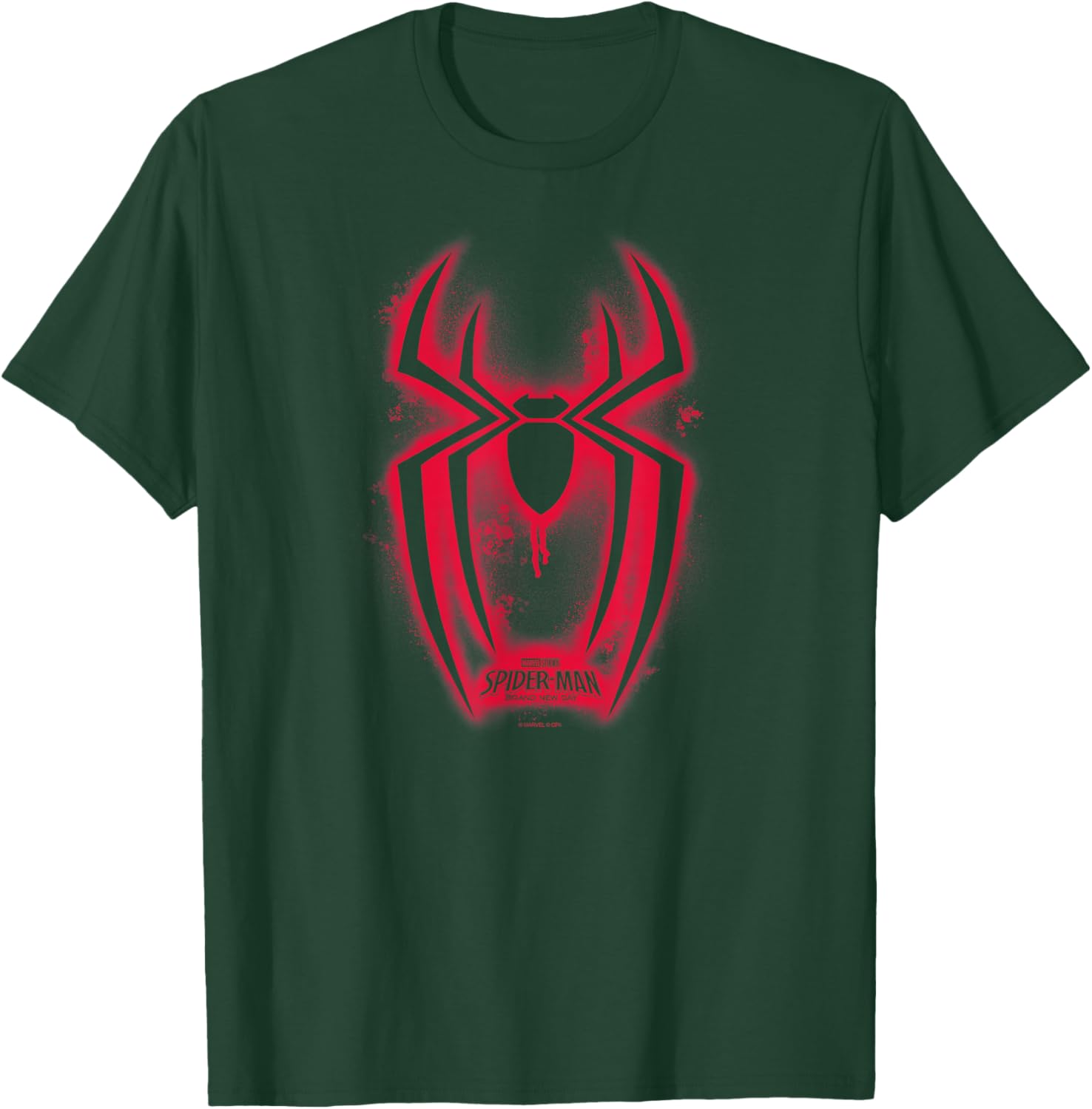 Spider-Man: BND - Spray Paint Spider T-Shirt - T-Shirt | Forest