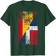Spain & Dominican Republic Flags - Spanish Dominican T-Shirt - T-Shirt | Forest