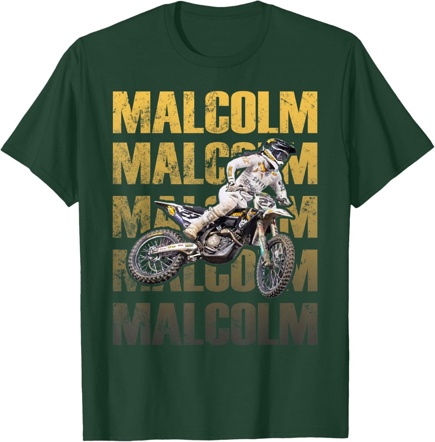 Vintage MS27 Motocross Motorcycle Father's Day T-Shirt - T-Shirt | Forest