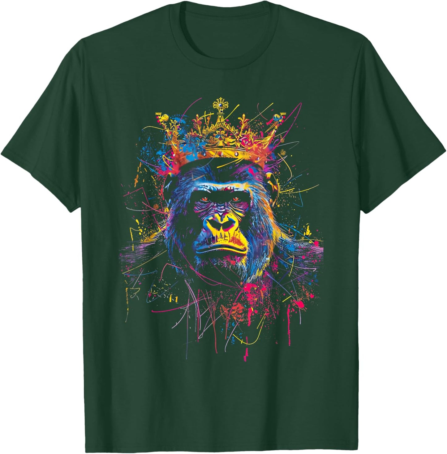 Gorilla King Alpha silverback T-Shirt - T-Shirt | Forest