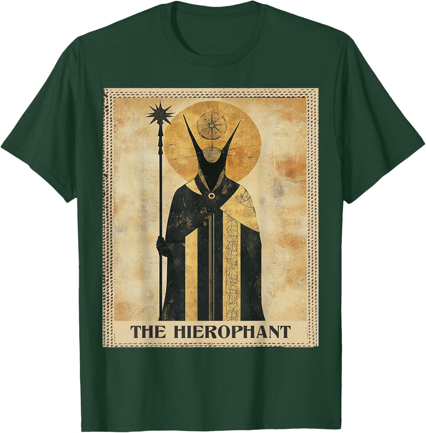 Witch Tarot Card The Hierophant T-Shirt - T-Shirt | Forest