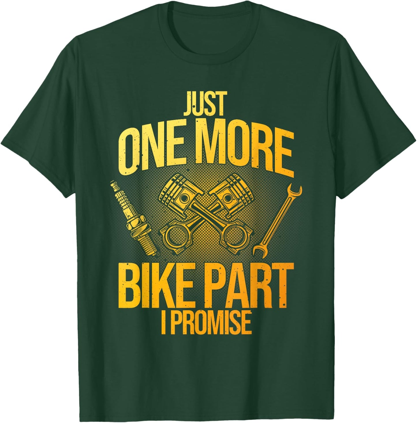 Motorcycle Mechanic Art Dad Motorcycle Lovers Biker T-Shirt - T-Shirt | Forest