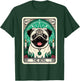 Tarot Card Dog The Devil, Satanic Goth Halloween Pug Women T-Shirt - T-Shirt | Forest