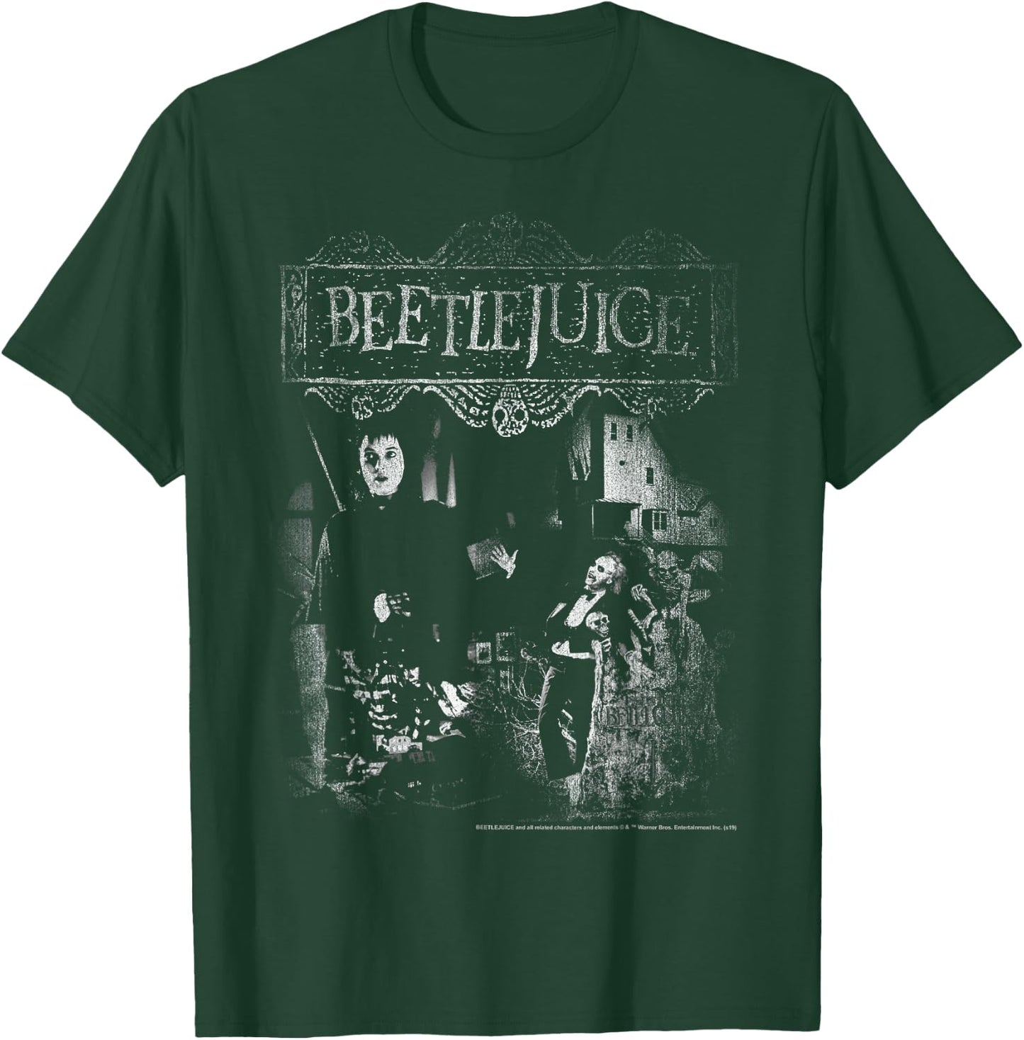 Beetlejuice Dark Poster T-Shirt - T-Shirt | Forest