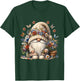 Wildflower Butterfly Gnome In Summer Boho Dress Cute Floral T-Shirt - T-Shirt | Forest